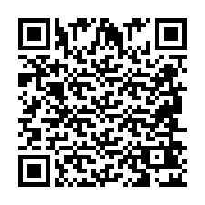 QR-код для номера телефона +2694642049