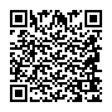 Código QR para número de teléfono +2694642059