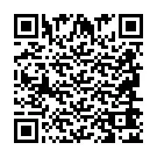 Codice QR per il numero di telefono +2694642089