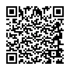 QR-code voor telefoonnummer +2694642610