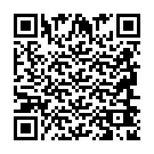 Código QR para número de teléfono +2694642821