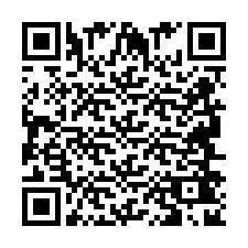 Código QR para número de teléfono +2694642866