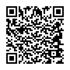 Código QR para número de teléfono +2694643433