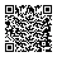 Codice QR per il numero di telefono +2694643668