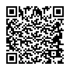 Código QR para número de telefone +2694643827