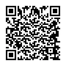 Codice QR per il numero di telefono +2694646716