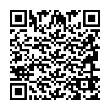 QR kód a telefonszámhoz +2694647040