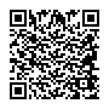 Codice QR per il numero di telefono +2694647063