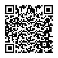 Codice QR per il numero di telefono +2694647075