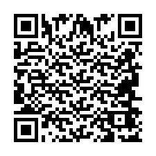 QR-koodi puhelinnumerolle +2694647137