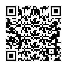 Codice QR per il numero di telefono +2694647421