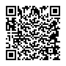 Codice QR per il numero di telefono +2694647443