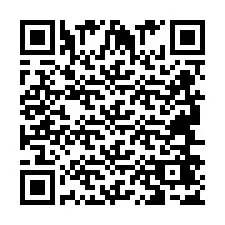 Codice QR per il numero di telefono +2694647563