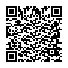 QR-koodi puhelinnumerolle +2694647574