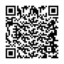 QR-code voor telefoonnummer +2694647576