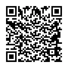 Codice QR per il numero di telefono +2694647587