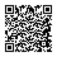 Código QR para número de teléfono +2694647865