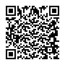 Código QR para número de teléfono +2694647870