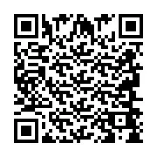 Codice QR per il numero di telefono +2694648434