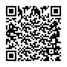 Código QR para número de teléfono +2694651850