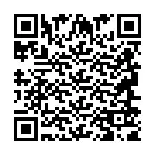 Codice QR per il numero di telefono +2694651861