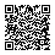 Codice QR per il numero di telefono +2694653422