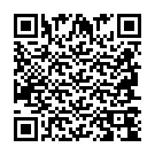 QR код за телефонен номер +2694704018