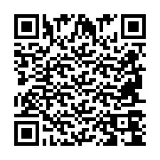 QR Code for Phone number +2694704087