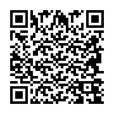 QR Code pour le numéro de téléphone +2694704122