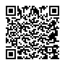 Código QR para número de teléfono +2694704207