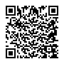 QR-код для номера телефона +2694704249