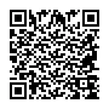 QR-code voor telefoonnummer +2694704297