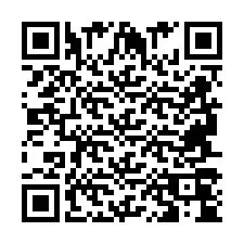 QR kód a telefonszámhoz +2694704497