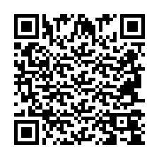 Codice QR per il numero di telefono +2694704513