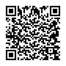 QR-код для номера телефона +2694704532