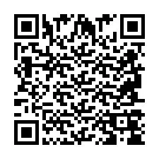 Código QR para número de teléfono +2694704649