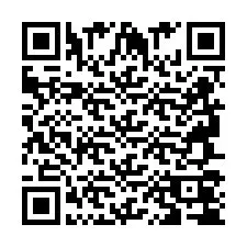 Código QR para número de teléfono +2694704720