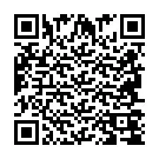 QR Code pour le numéro de téléphone +2694704726