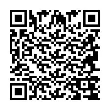 QR kód a telefonszámhoz +2694704762