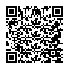 QR-код для номера телефона +2694704777