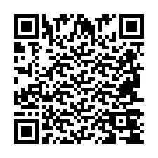 Código QR para número de teléfono +2694704797