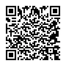 Código QR para número de teléfono +2694704813