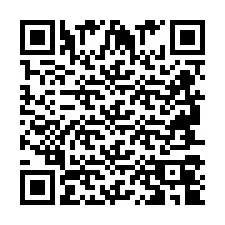 Código QR para número de telefone +2694704908