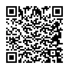 QR код за телефонен номер +2694704923