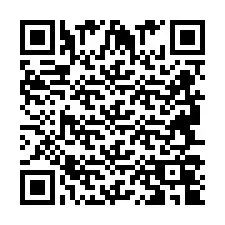 Código QR para número de telefone +2694704962