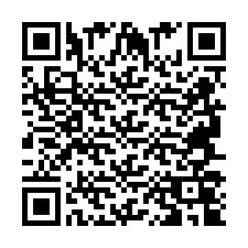 QR Code สำหรับหมายเลขโทรศัพท์ +2694704973