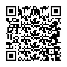 Código QR para número de telefone +2694704992