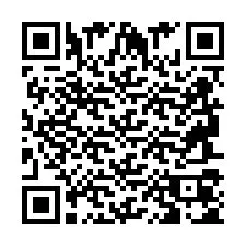 Codice QR per il numero di telefono +2694705001