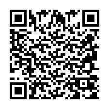 Código QR para número de teléfono +2694705020