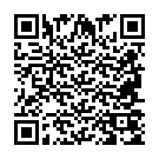 Codice QR per il numero di telefono +2694705037